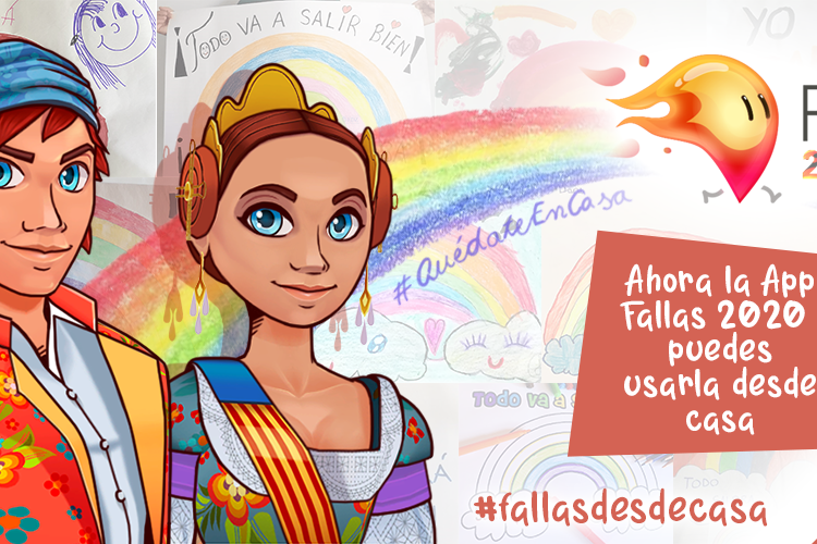 Ahora la App Fallas 2020 puedes usarla desde casa
