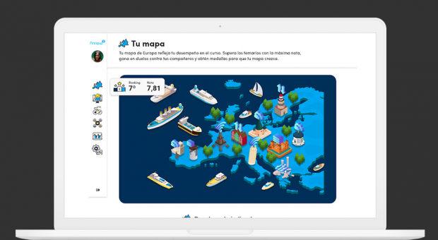Plataforma educativa de gamificación sobre financiación europea