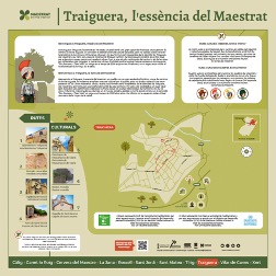 Panel informativo Rutas Culturales Maestrat