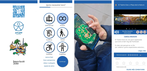 Foto App Park Güell Visita inclusiva Play_go experience