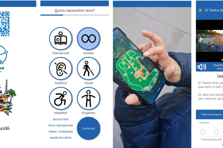 Foto App Park Güell Visita inclusiva Play_go experience