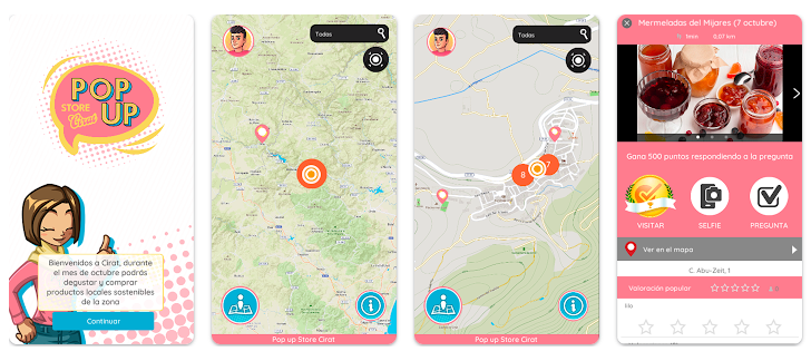 Pop Up Store Cirat pantallas