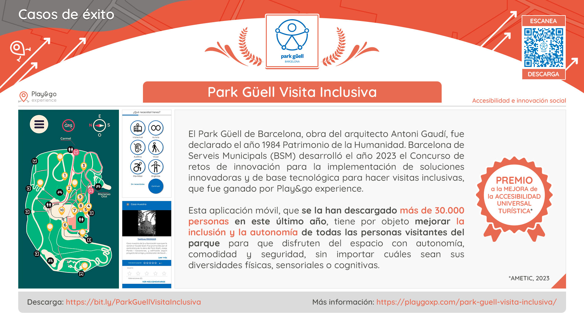 PARK-GUELL visita inclusiva