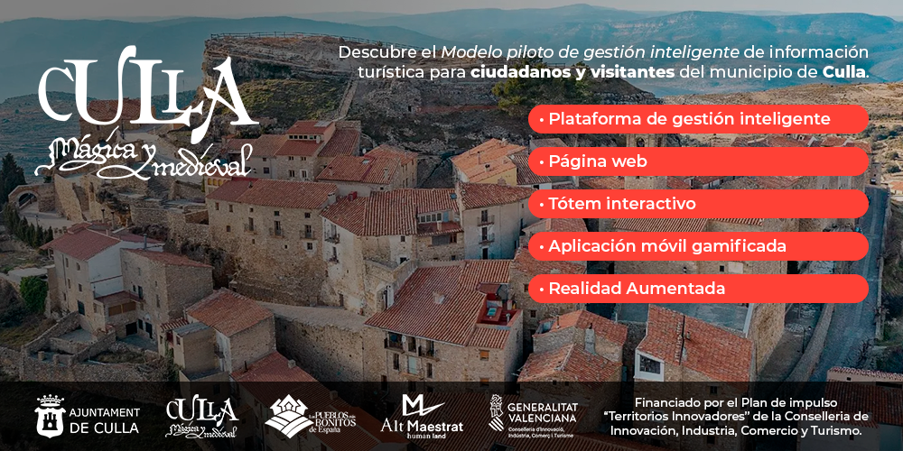 Modelo piloto de gestión inteligente de información turística en Culla