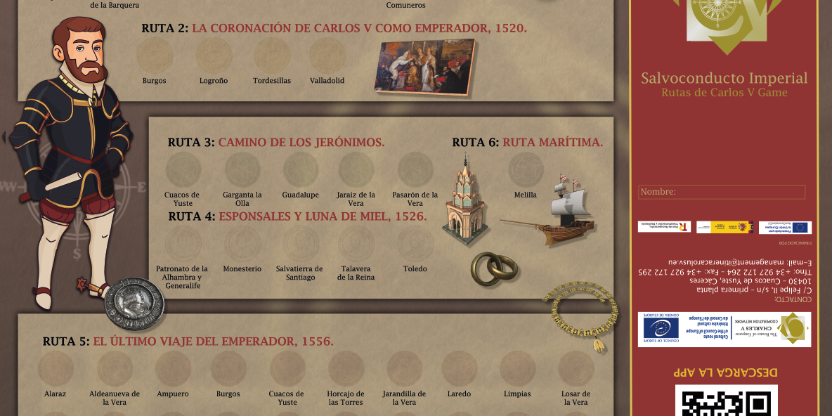 Rutas de Carlos V Game 1